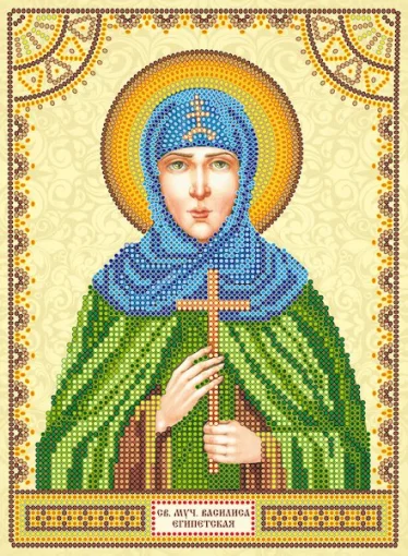 Схема під вишивку бісером "Св. Василіса" 