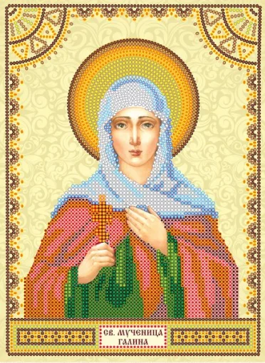 Схема під вишивку бісером "Св. Галина" 