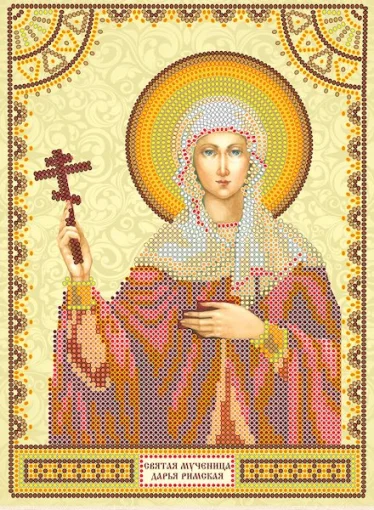 Схема під вишивку бісером "Св. Дарина" 