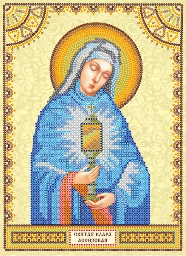 Схема під вишивку бісером "Св. Клара" 