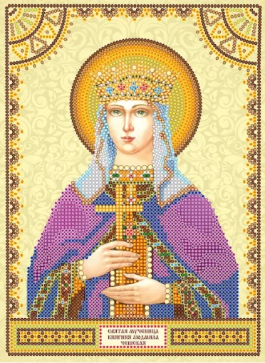 Схема під вишивку бісером "Св. Людмила" 