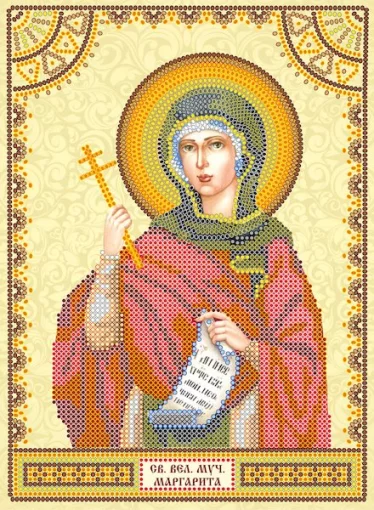 Схема під вишивку бісером "Св. Маргарита" 