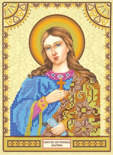 Схема під вишивку бісером "Св. Марина" 