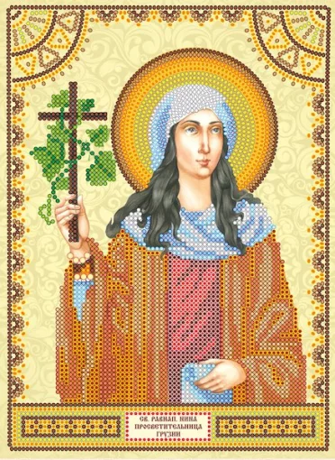 Схема під вишивку бісером "Св. Ніна" 