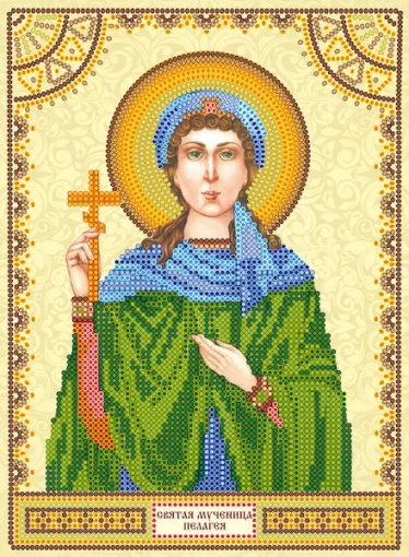 Схема під вишивку бісером &quot;Св. Пелагея&quot; 