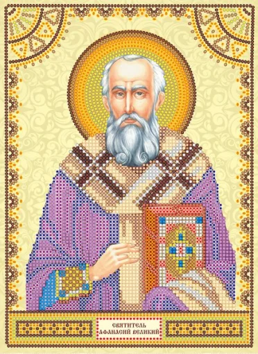 Схема під вишивку бісером "Св. Афанасій" 