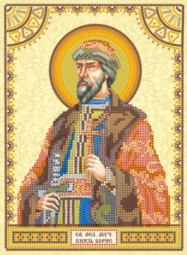Схема під вишивку бісером "Св. Борис" 