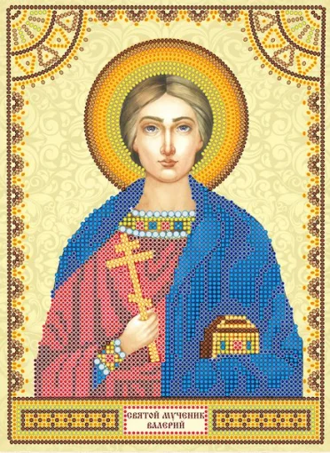 Схема під вишивку бісером "Св. Валерій" 