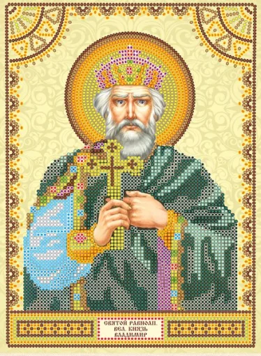 Схема під вишивку бісером "Св. Володимир" 