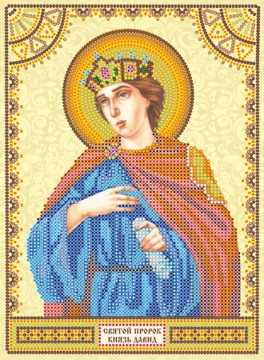 Схема під вишивку бісером "Св. Давид" 