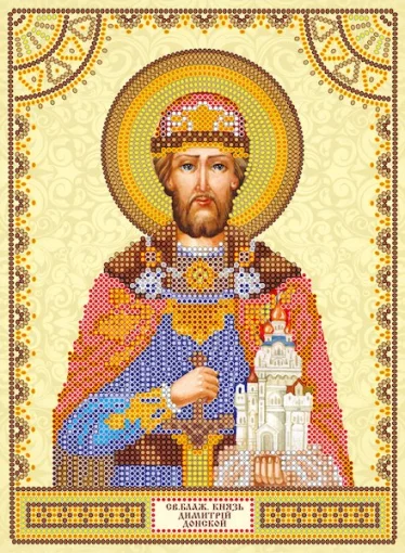 Схема під вишивку бісером "Св. Дмитро" 