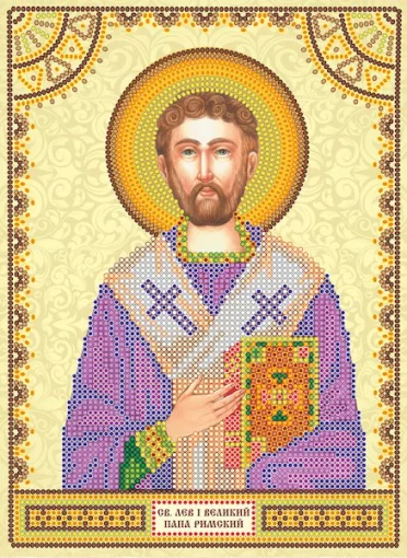 Схема під вишивку бісером "Св. Лев" 