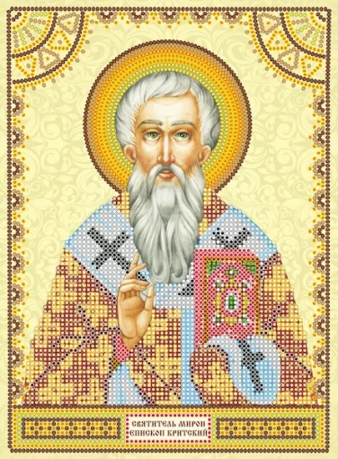 Схема під вишивку бісером &quot;Св. Мирон&quot; 