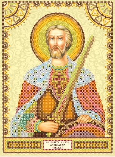 Схема під вишивку бісером "Св. Олександр" 