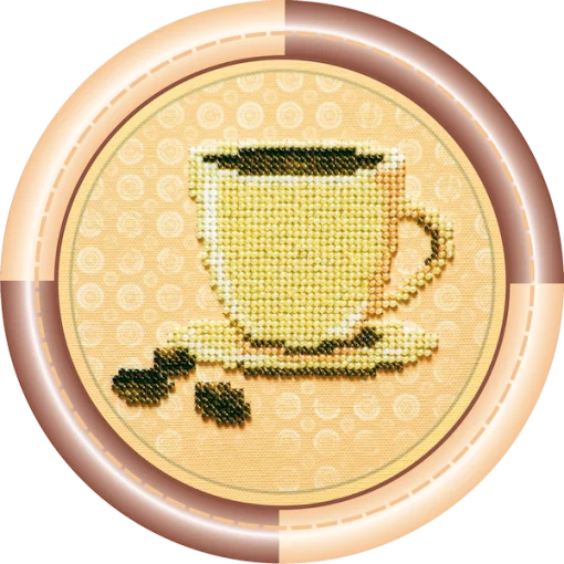 Набір для вишивки бісером "Кава" 