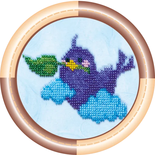 Набір для вишивки бісером "Пташка" 