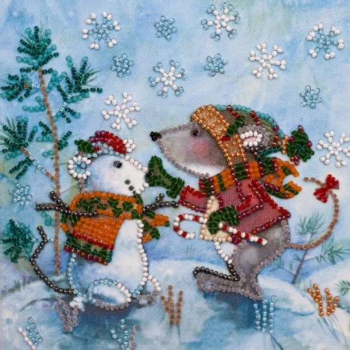 Набір для вишивки бісером &quot;Сніжний друг&quot; 