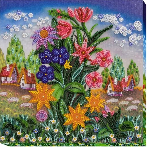 Набір для вишивки бісером &quot;Зелені зірки&quot;