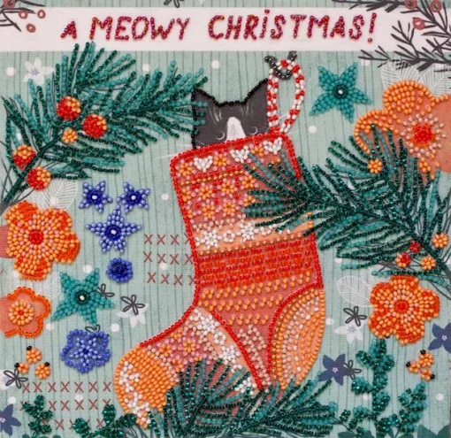 Набір для вишивки бісером "Мяу!" 