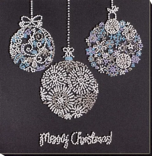 Набір для вишивки бісером "Мереживні кулі" 