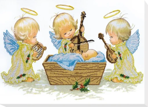 Набір для вишивки МІКРОбісером "Колискова янгола" 