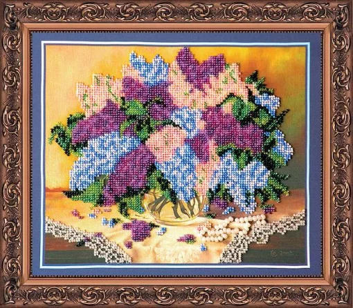 Набір для вишивки бісером "Бузок" 