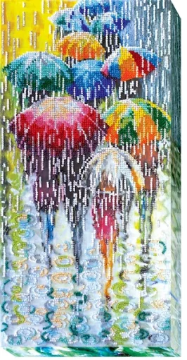 Набір для вишивки бісером "Веселі парасольки" 