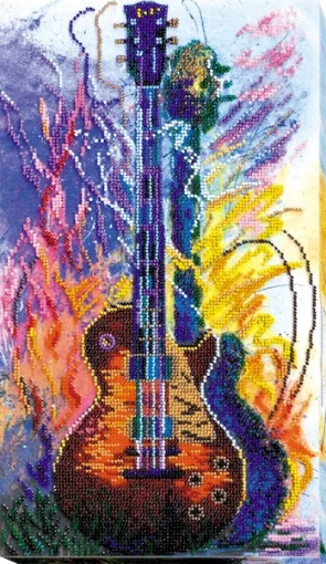 Набір для вишивки бісером "Гітари звуки" 