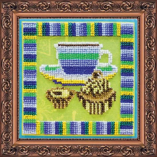 Набір для вишивки бісером "Горячий шоколад" 