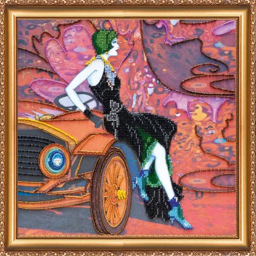 Набір для вишивки бісером "Дівчата двадцятих-1"