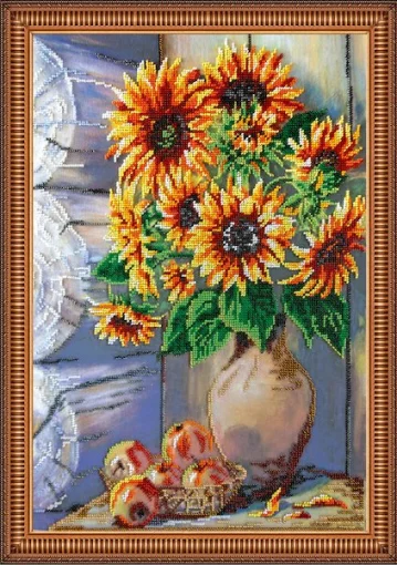 Набір для вишивки бісером "Дачний букет"