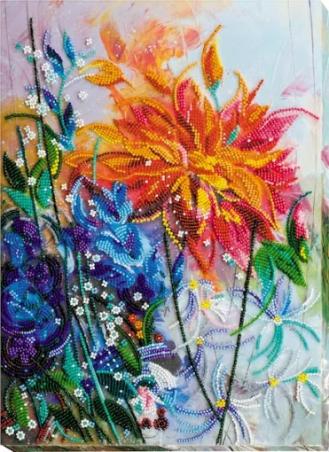 Набір для вишивки бісером "Жар-квітка"