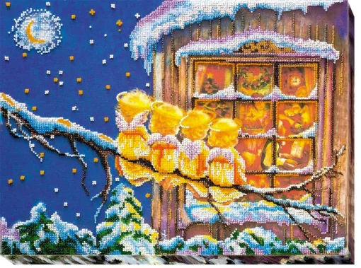 Набір для вишивки бісером "Милі янголята"