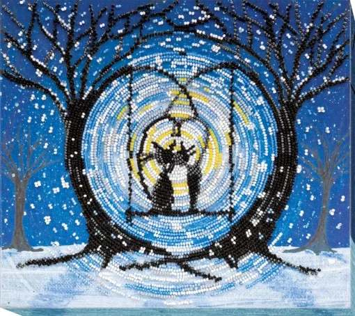 Набір для вишивки бісером "Нічне рандеву" 