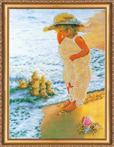 Набір для вишивки бісером "Пісочний замок" 