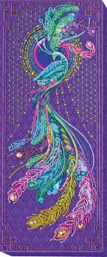 Набір для вишивки бісером "Перо жар-птиці"