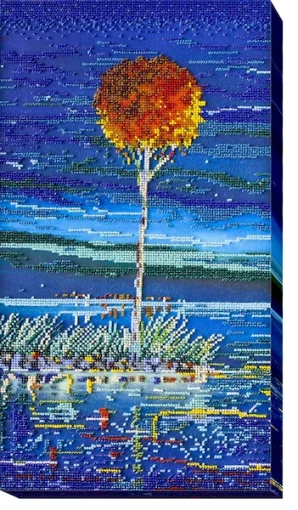 Набір для вишивки бісером "Вогняна блакить-1" 