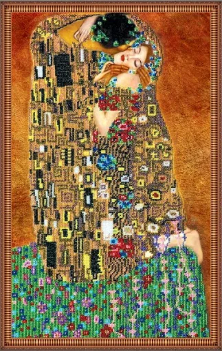 Набір для вишивки бісером "Поцілунок" 