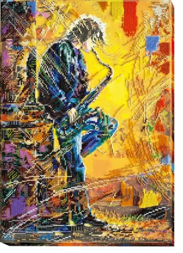 Набір для вишивки бісером "Саксофоніст" 