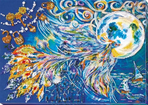 Набір для вишивки бісером "Синій птах щастя" 