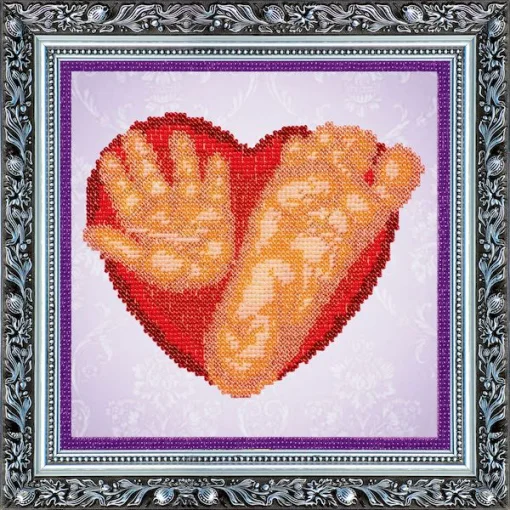 Набір для вишивки бісером "Слідочки (хлопчик) 