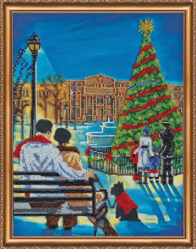 Набір для вишивки бісером "Сніжний карнавал" 