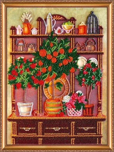 Набір для вишивки бісером "Столовий букет" 