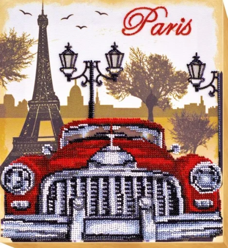 Набір для вишивки бісером "Червоне та чорне" 