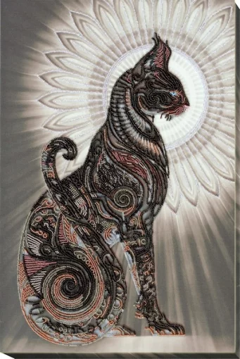 Набір для вишивки бісером "Баст в ночі"