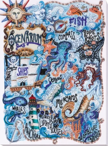 Набір для вишивки бісером "Таємниці океану" 