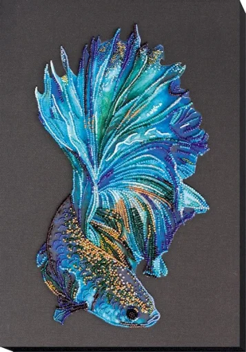 Набір для вишивки бісером "Синє золото" 