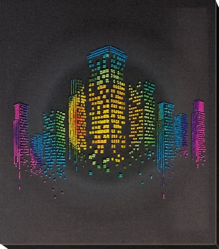 Набір для вишивки бісером "Ніч в місті"