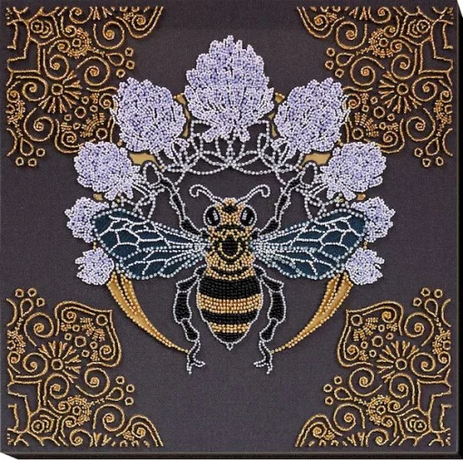 Набір для вишивки бісером "Бджола в конюшині" 