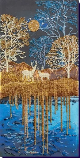 Набір для вишивки бісером "Золотий ліс" 